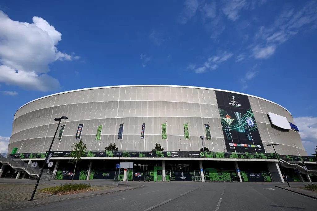 Tarczyński Arena Wrocław, lugar de la final entre Chelsea y Betis (Getty)
