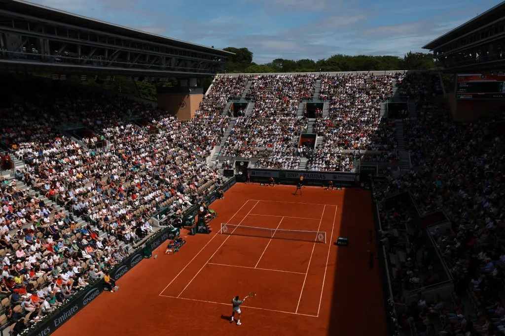La Suzanne Lenglen repleta para ver Fils vs. Munar. (Foto: Getty).