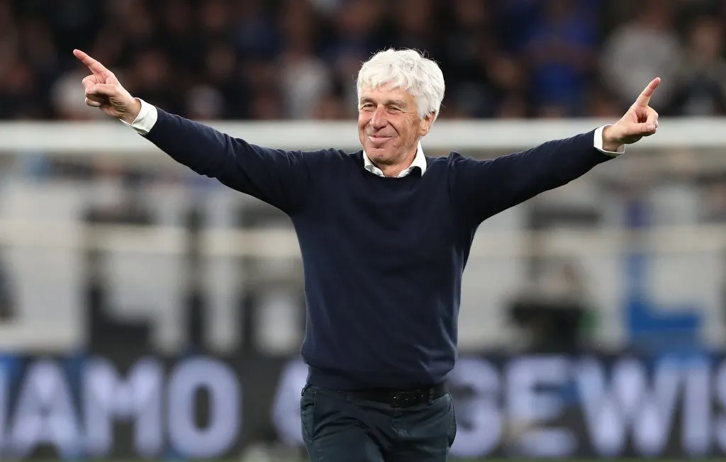 Gian Piero Gasperini durante su extensa estadía en Atalanta. (Getty Images)