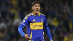 Miguel Merentiel, delantero uruguayo de Boca que dejó de ocupar cupo de extranjero. (Getty)