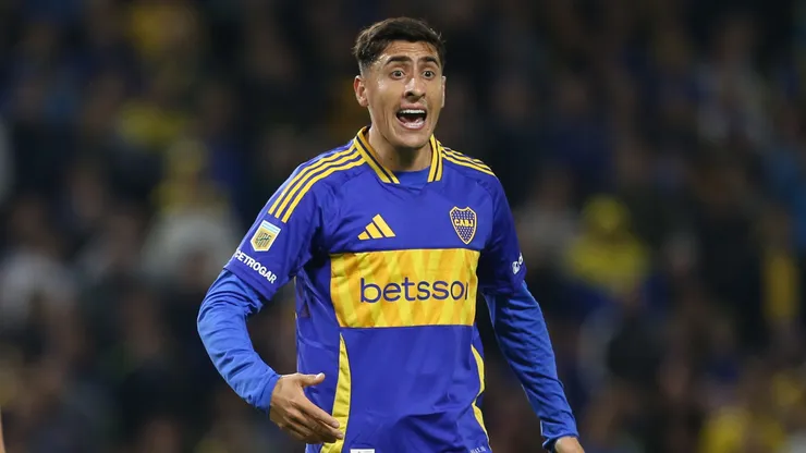 Miguel Merentiel, delantero uruguayo de Boca que dejó de ocupar cupo de extranjero. (Getty)