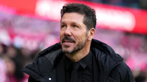 Diego Simeone, entrenador argentino de Atlético de Madrid. (Getty)