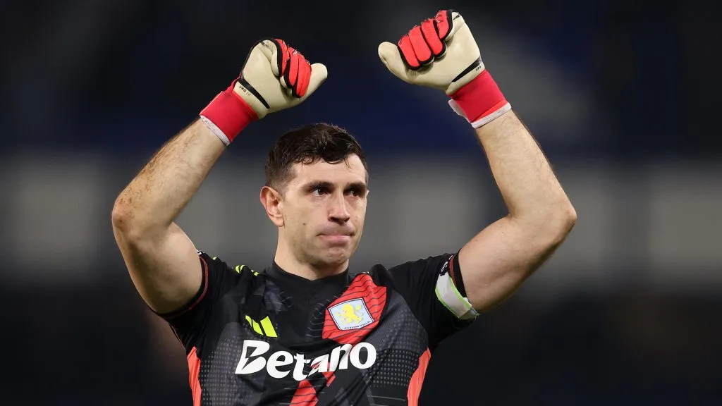 Emiliano Martínez, arquero del Aston Villa de la Premier League