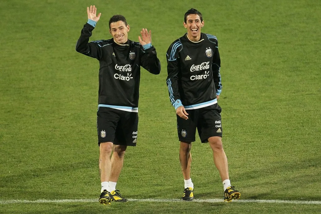 Maxi Rodríguez y Ángel Di María, una vida de amistad más allá de los colores.