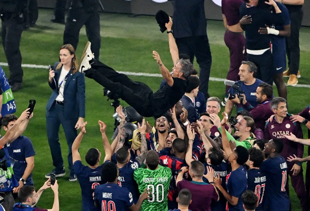 Luis Enrique, el estratega que llevó al PSG a lo más alto de Europa y al Mundial de Clubes 2029 (Getty Images).