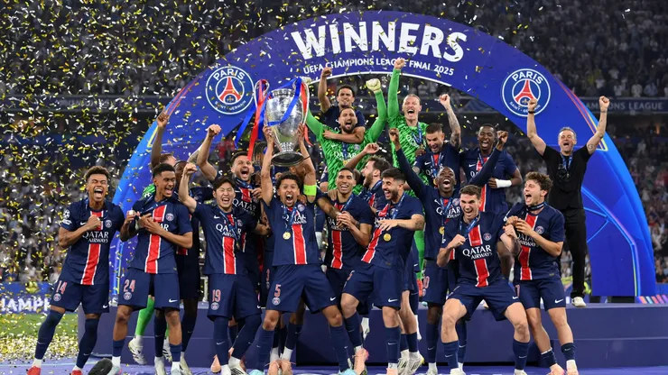 París Saint-Germain conquistó la UEFA Champions League 2024_25 tras vencer 5-0 a Inter de Milán. (Getty)