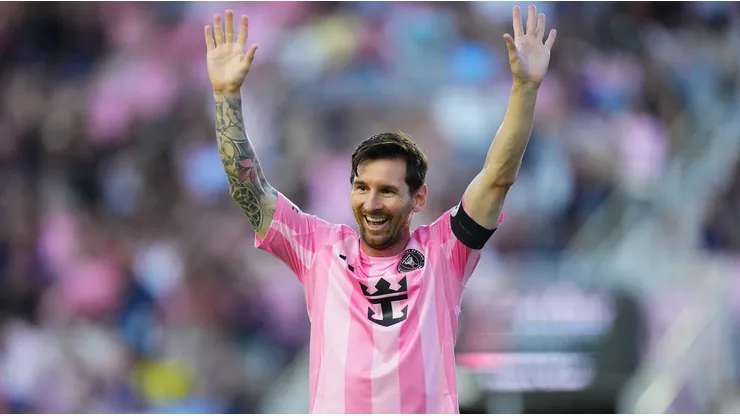 Antes de sumarse a la Selección Argentina, Messi convirtió un doblete con Inter Miami por la MLS