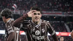 Vicente Taborda, jugador de Platense que pertenece a Boca Juniors.