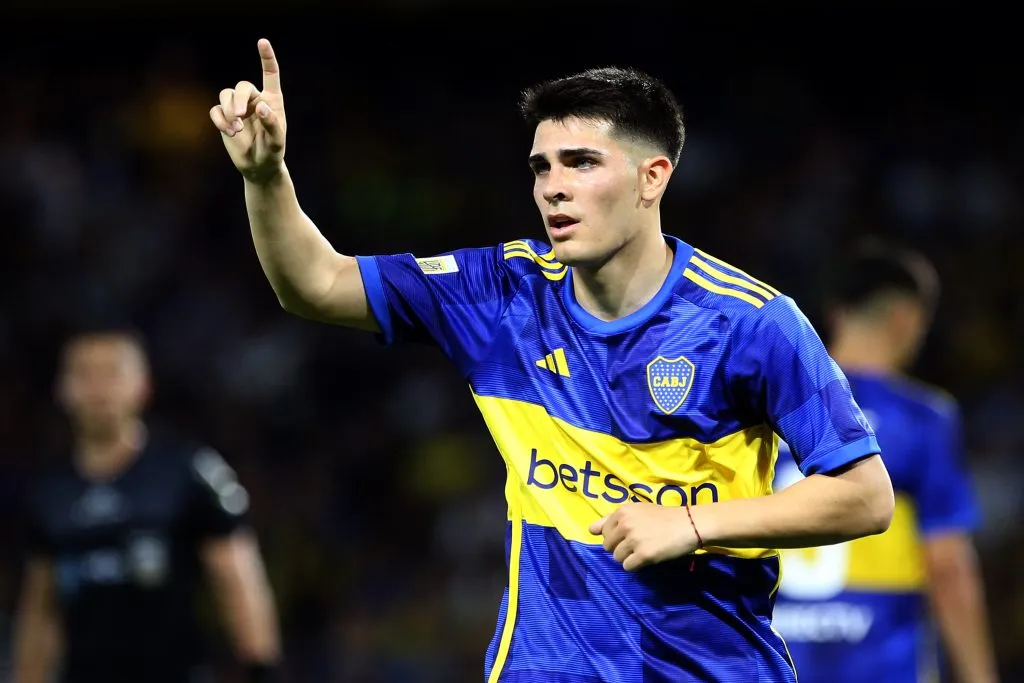 Vicente Taborda, actual jugador de Platense, en su segunda etapa con la camiseta de Boca. (Getty Images)
