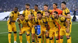Inter de Milán en la final de la Champions League.
