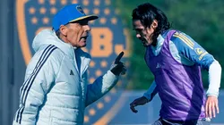El pedido de Russo a Cavani para que levante su nivel en Boca