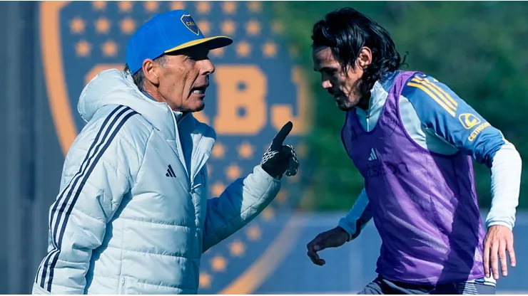 El pedido de Russo a Cavani para que levante su nivel en Boca
