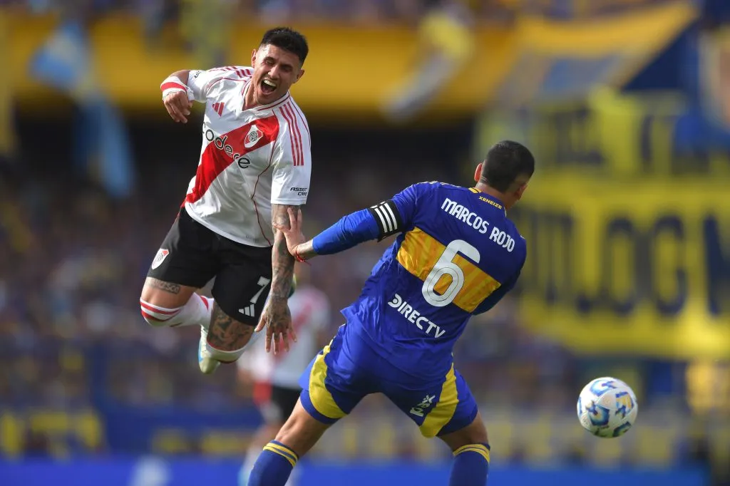 Adam Bareiro ante Boca. (Foto: Getty).