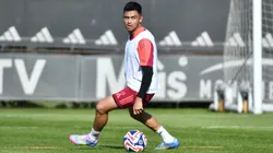 Pity Martínez se recuperó de una lesión y entrenó junto a sus compañeros.