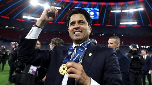 Tras ganar la Champions League con PSG, Nasser Al Khelaifi se acordó de Messi, Di María y Pastore