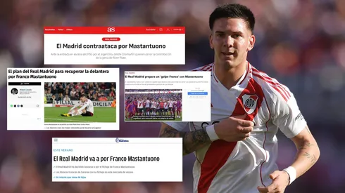 Medios de España y de Francia le dedican sus portadas a las negociaciones del Real Madrid y PSG por Franco Mastantuono.