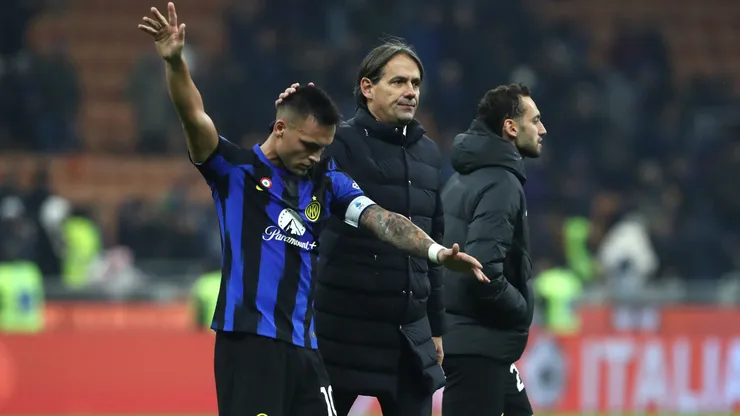 Lautaro Martínez le dedicó un posteo a Simone Inzaghi, tras la decisión del entrenador de renunciar a su cargo en el Inter de Milán.