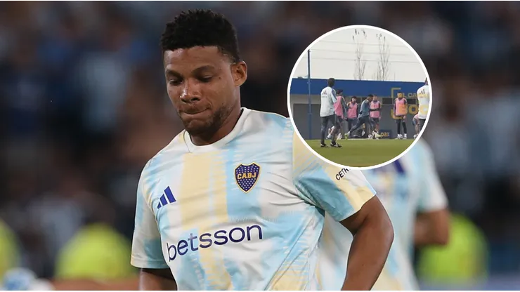 A los ojos de Russo, Frank Fabra marcó un golazo en el entrenamiento de Boca
