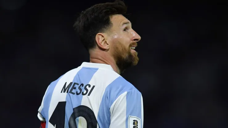 Lionel Messi en la Selección Argentina.