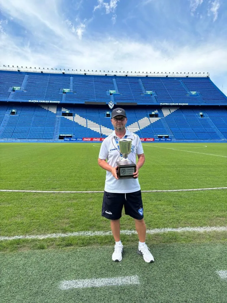 Ariel Zárate trabajó en las Inferiores de Vélez durante ocho años. (Foto: Gentileza Ariel Zárate).