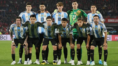 Los once titulares de Argentina en Chile.