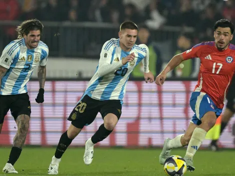 Franco Mastantuono debutó en la Selección Argentina y alcanzó un récord histórico