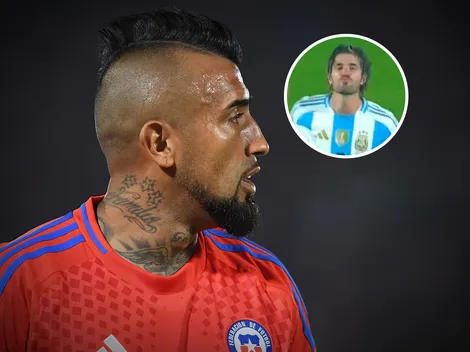 No se vio en TV: De Paul gozó a Vidal tras el gol de Julián Álvarez