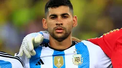 Cuti Romero en la Selección Argentina.