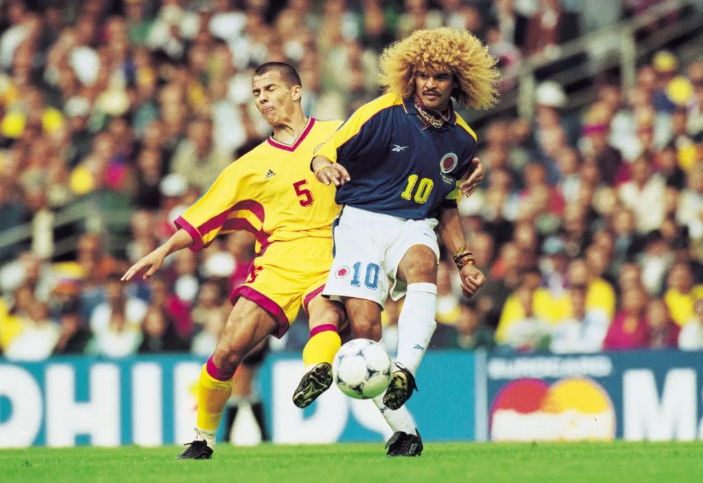 El Mundial de Francia en 1998 fue el último de Valderrama con la Selección de Colombia.