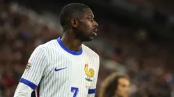 Ousmane Dembelé con la Selección de Francia.