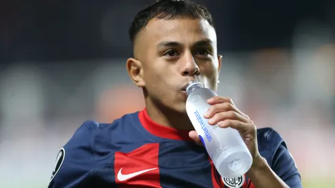 Nahuel Barrios en su paso por San Lorenzo.