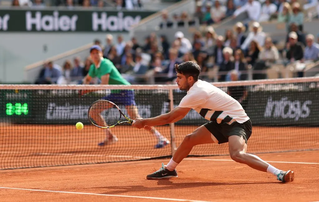 Alcaraz y Sinner jugaron por primera vez en una final de Grand Slam. (Foto: Getty).