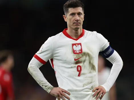 Lewandowski renunció a la Selección de Polonia hasta que se vaya su técnico