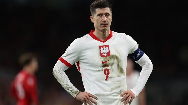 Robert Lewandowski, máxima figura de la Selección de Polonia. (Getty Images)