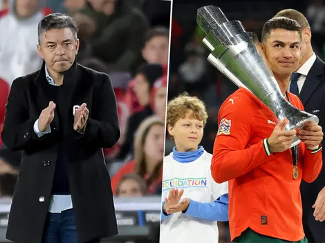 La respuesta de CR7 cuando le preguntaron por el llamado de Gallardo y Pity Martínez