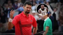Djokovic y LeBron James