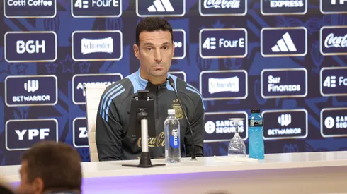 Lionel Scaloni habló en conferencia de prensa.