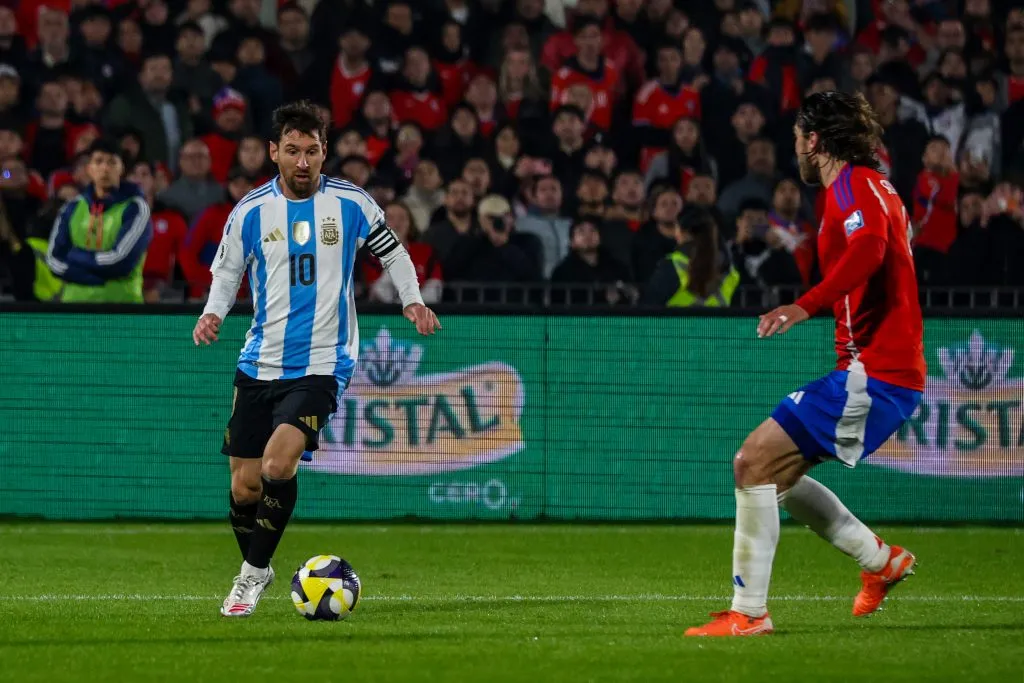 Messi será titular ante Colombia luego de ingresar desde el banco contra Chile (Getty Images).