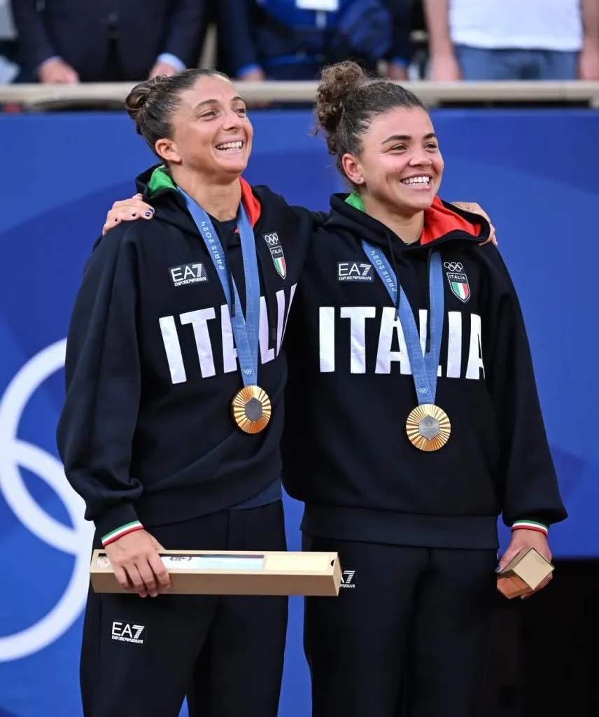 Sara Errani fue medalla de oro en París 2024.