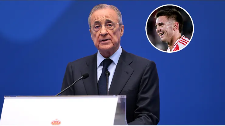 Florentino Pérez elogió a Franco Mastantuono antes de su llegada a Real Madrid: "Que venga lo antes posible"