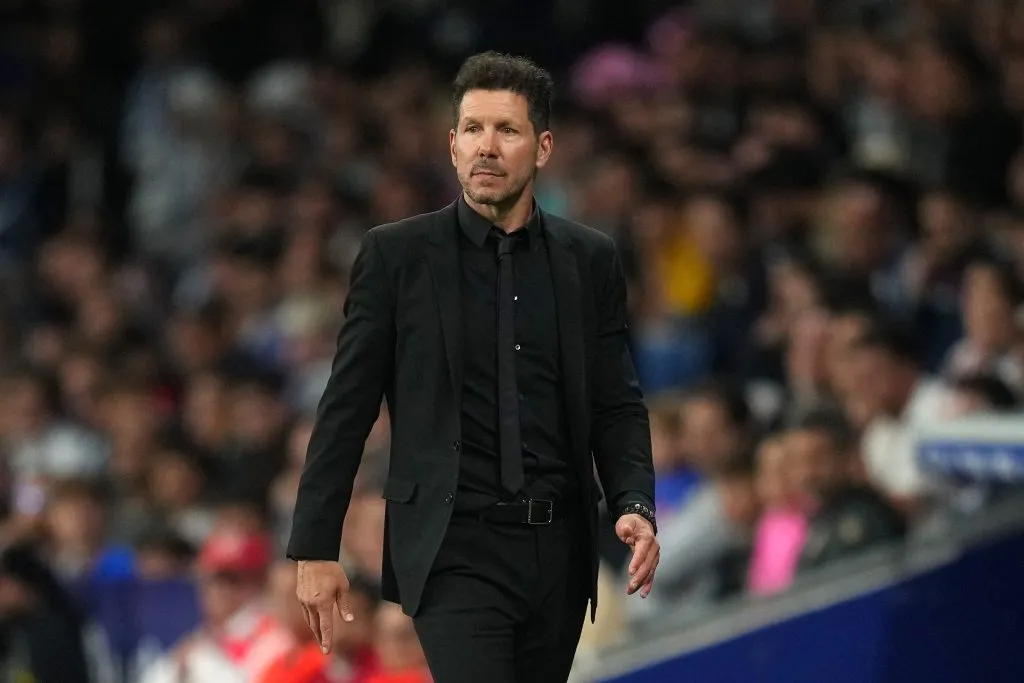 Diego Simeone, entrenador argentino de Atlético de Madrid. (Getty Images)
