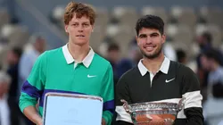 Jannik Sinner y Carlos Alcaraz, finalistas de Roland Garros.