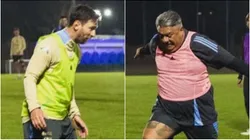 Messi y Tapia