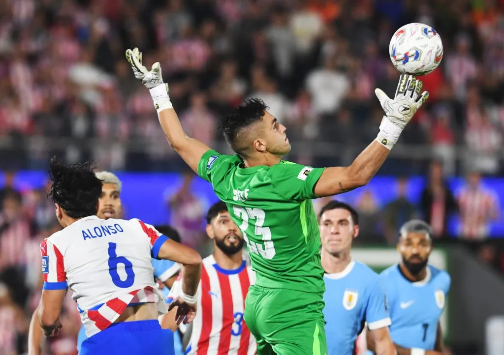 Mele fue titular en Uruguay ante Paraguay.