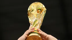 El trofeo de la Copa del Mundo.