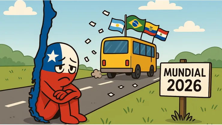 Chile quedó afuera del Mundial 2026 y estallaron los memes en redes sociales