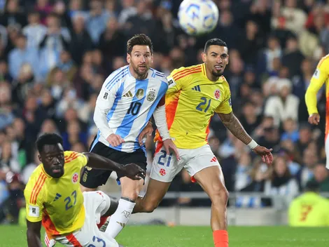 Argentina y Colombia jugaron un partidazo y empataron 1 a 1 en el Monumental