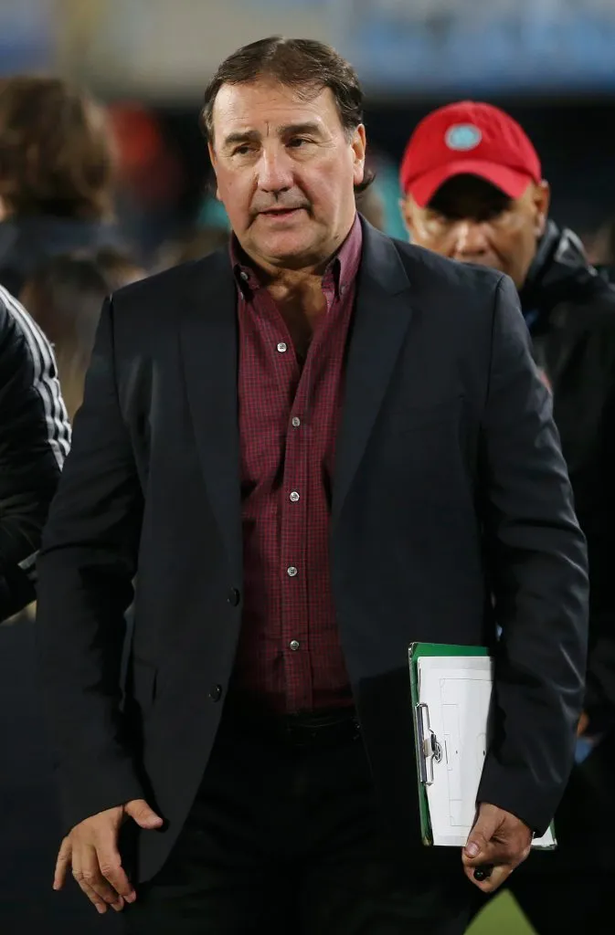 Néstor Lorenzo, DT de Colombia, elogió a la Selección Argentina y valoró el empate en el Monumental (Getty Images).