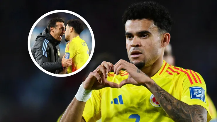 Luis Díaz reveló la charla que mantuvo con Lionel Scaloni tras el gol del empate de Thiago Almada.
