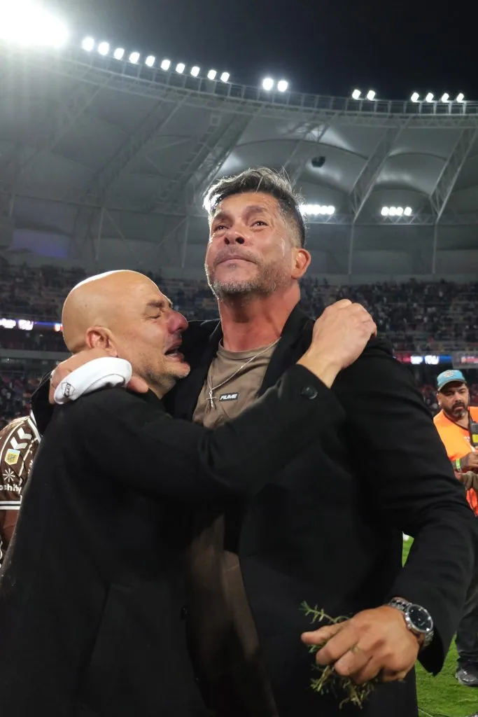 Favio Orsi y Sergio Gómez. (Foto: Getty).